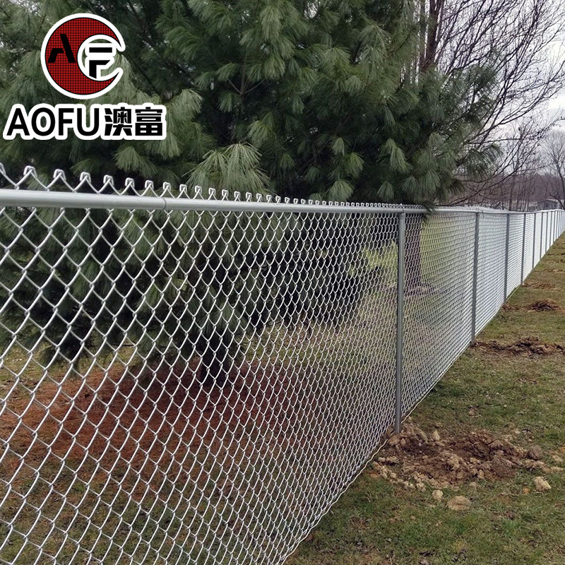 Manufacturer Residential Commercial 4ft 5ft 6ft 8ft 10ft Rolls Mesh Fencing Wire Mesh Green Chain link fence