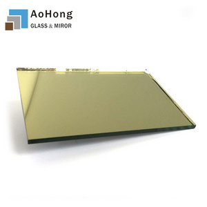 4mm 5mm 6mm Gold Mirror Glass