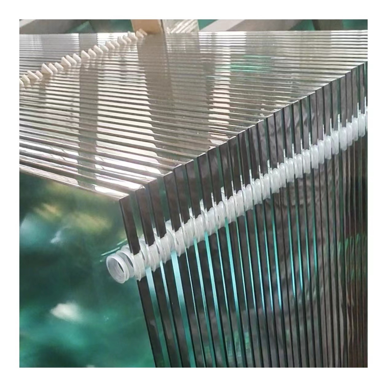 Factory price tempered glass cost per square foot 8mm 10mm 12mm clear colored tempered glass sheet custom cut price