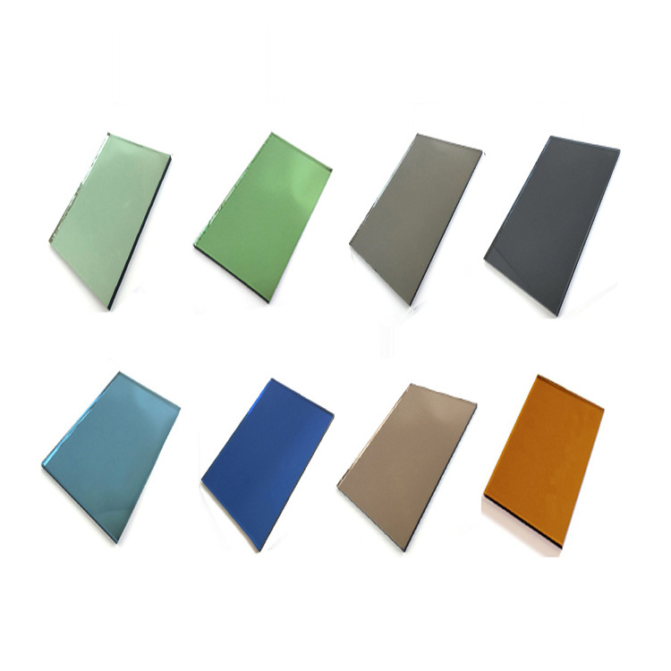 4mm 5mm 6mm 8mm 10mm 12mm tinted reflective float glass euro bronze dark grey colored glass for windows and doors