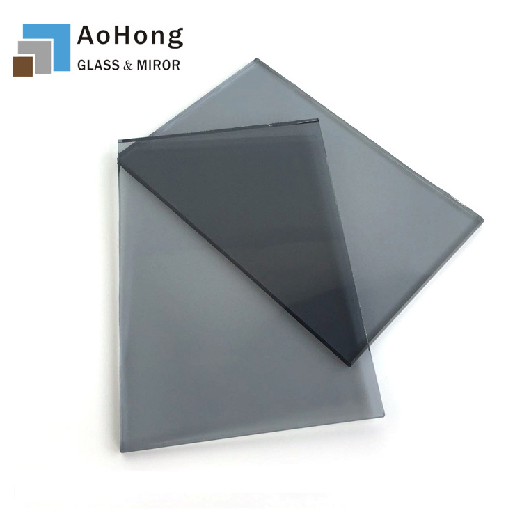 China factory 4mm 5mm 6mm 8mm 10mm gold euro bronze dark blue  green colored glass brown black dark gray tinted float glass