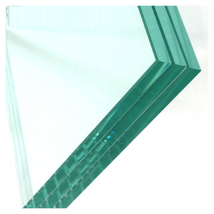 Laminated Safety Glass  6mm 10mm 12mm pvb Colored Clear Tempered Laminated Glass