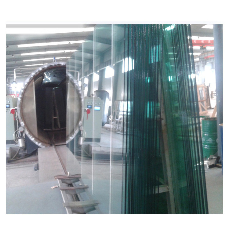 6mm thick Frosted Sandblast Translucent Obscure Laminated Glass