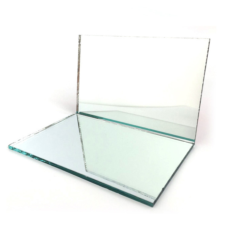 Factory wholesale Square Float Glass Mirror Sheets Silver Mirror Glass 2mm 3mm 4mm 5mm 6mm Double Coated Aluminum Mirror glass