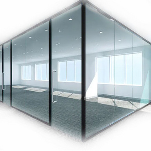 8mm 10mm 12mm bathroom glass partition,frosted tempered office frameless glass room divider partition wall