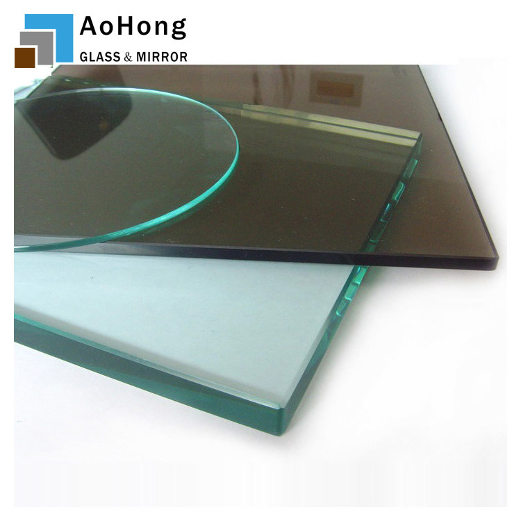 Tempered Glass Rotating Table Top , 12mm Annealed Glass Rounds