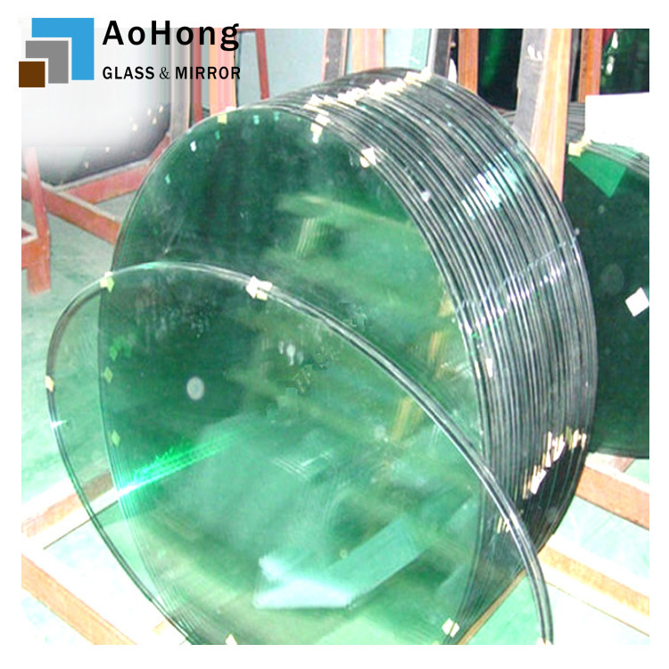 Tempered Glass Rotating Table Top , 12mm Annealed Glass Rounds