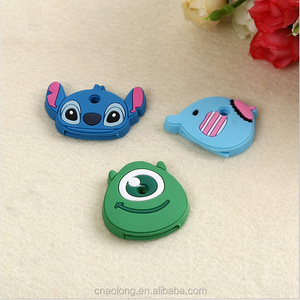 manufacturer supply custom cartoon designs rubber key cap,soft pvc key cover