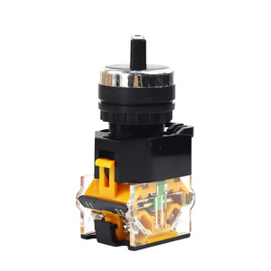 Factory cheaper momentary self-return sensitive ON-OFF 2 positive Selector knob button Switch