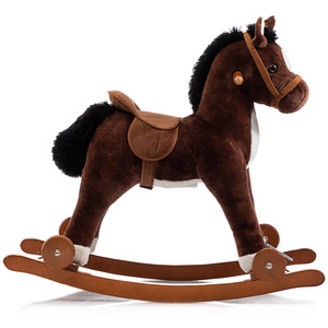 Playful Stuffed Plush Rocking Horse Toys