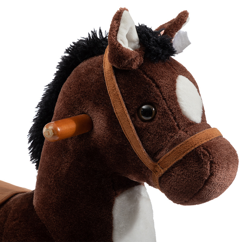 Playful Stuffed Plush Rocking Horse Toys