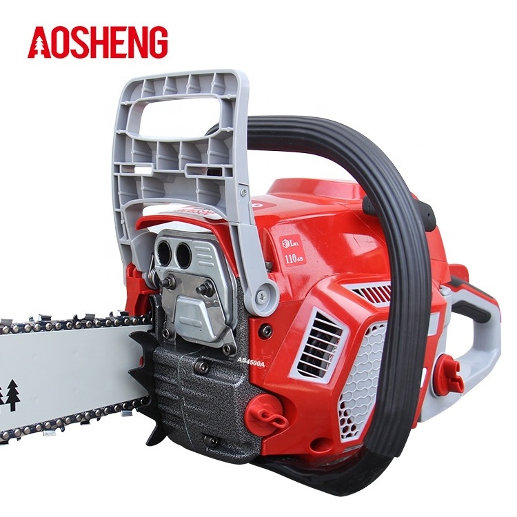 AOSHENG chainsaw hydraulic motor bamboo petrol garden professional chainsaw