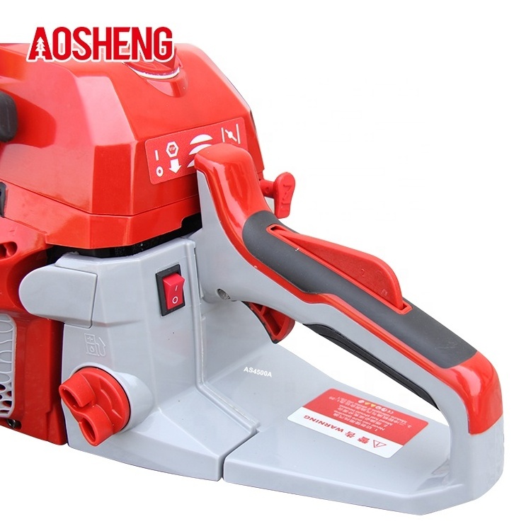 AOSHENG chainsaw pole engine gasoline high quality garden tools chainsaw