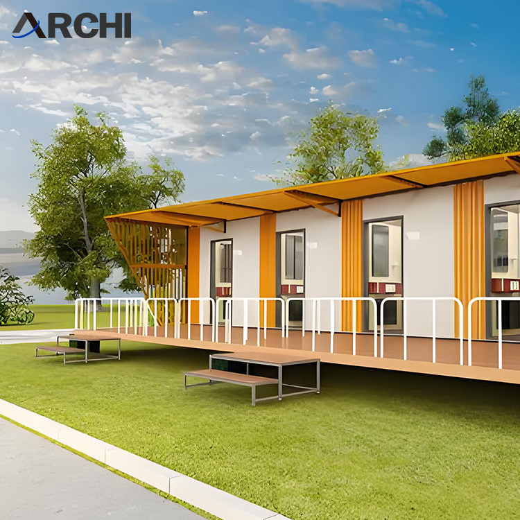 Archi Container House With Wheels Portable House Foldable Container Home Luxury 3 Two Story Container House