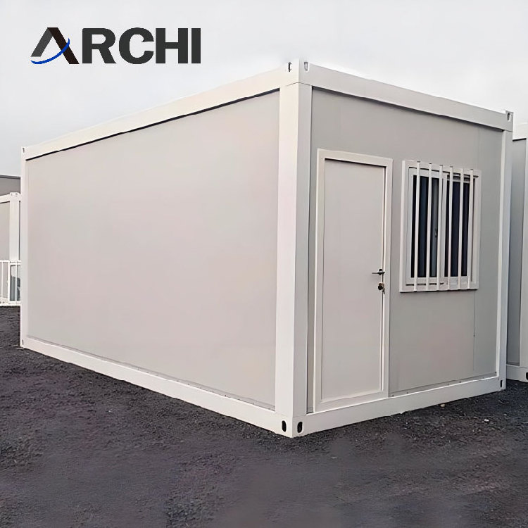 Archi Golden Supplier Prefab Flat Pack House Large Bedrooms Living Room Tinny House Container