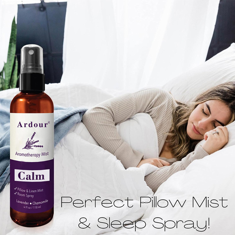 Private Label Natural Organic Essential Oil Lavender Oil Relax Calm Sleep Lavender Pillow Spray Mist Deep Sleep Pillow Spray