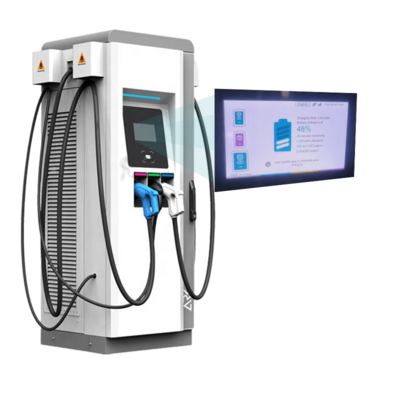 Fast Rapid DC Car Charger Chademo GBT CCS ,Floor-Mounted EV Charging Station Commercial