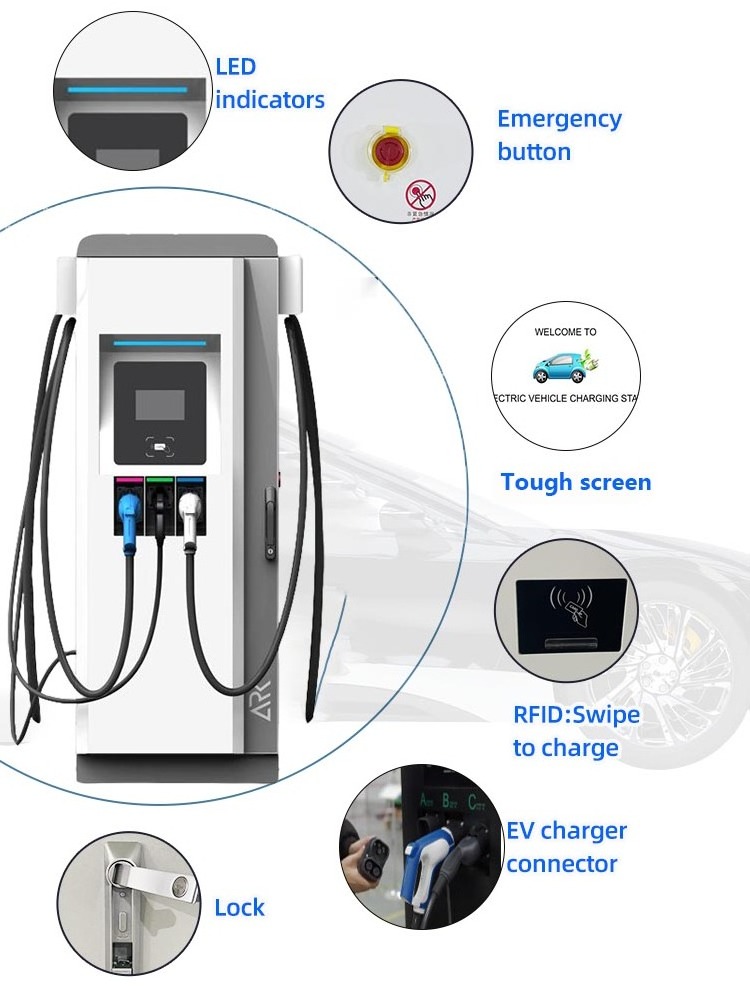 Best quality 60kw 120kw 150kw DC fast charging station EV charger ccs CHAdeMO EV charger