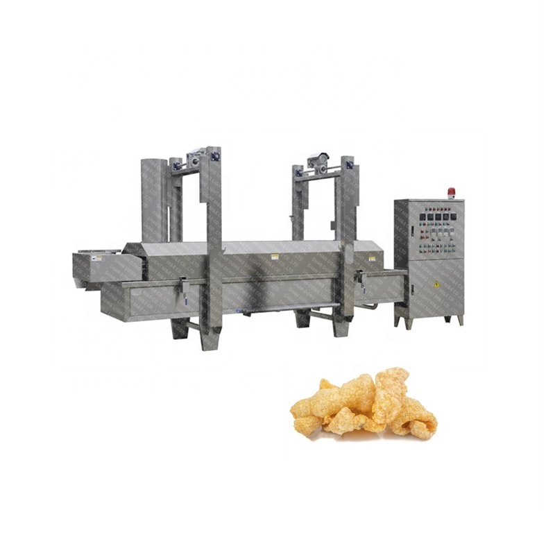 China Conveyor Belt Fryer Sausage Pani Puri Frying Machine Electric Dumpling Namkeen Fryer