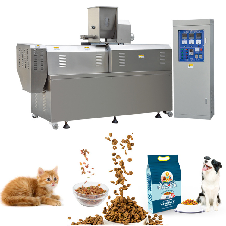 Full automatic150-5000kg/h dog food making machine extruder for pet food