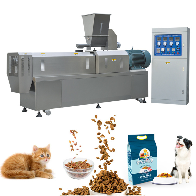 Automatic dog food making machinery pet food production line/dog food machine