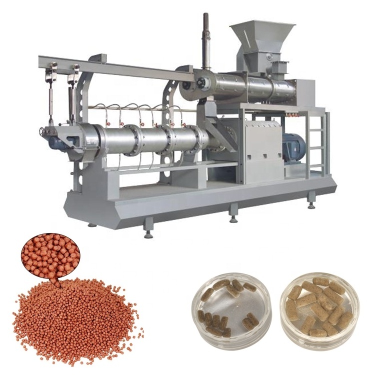 Automatic fish feed manufacturing machinery floating fish feed extruder machine