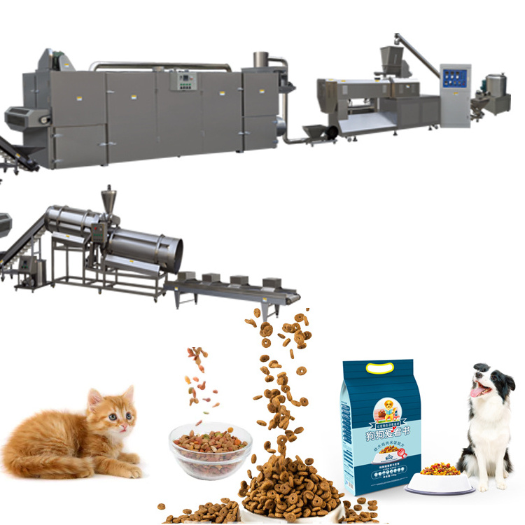 Automatic dog food making machinery pet food production line/dog food machine