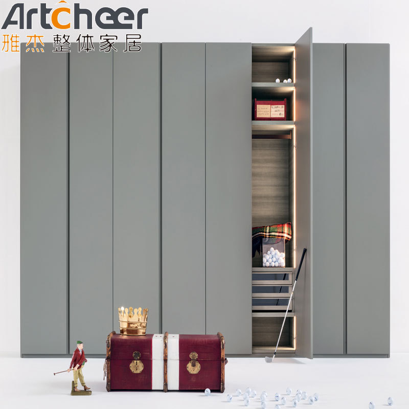 Italian Style Rattan S Cabinets Custom Wardrobe Luxury Design Organizers Storage Closet With Competitive Price