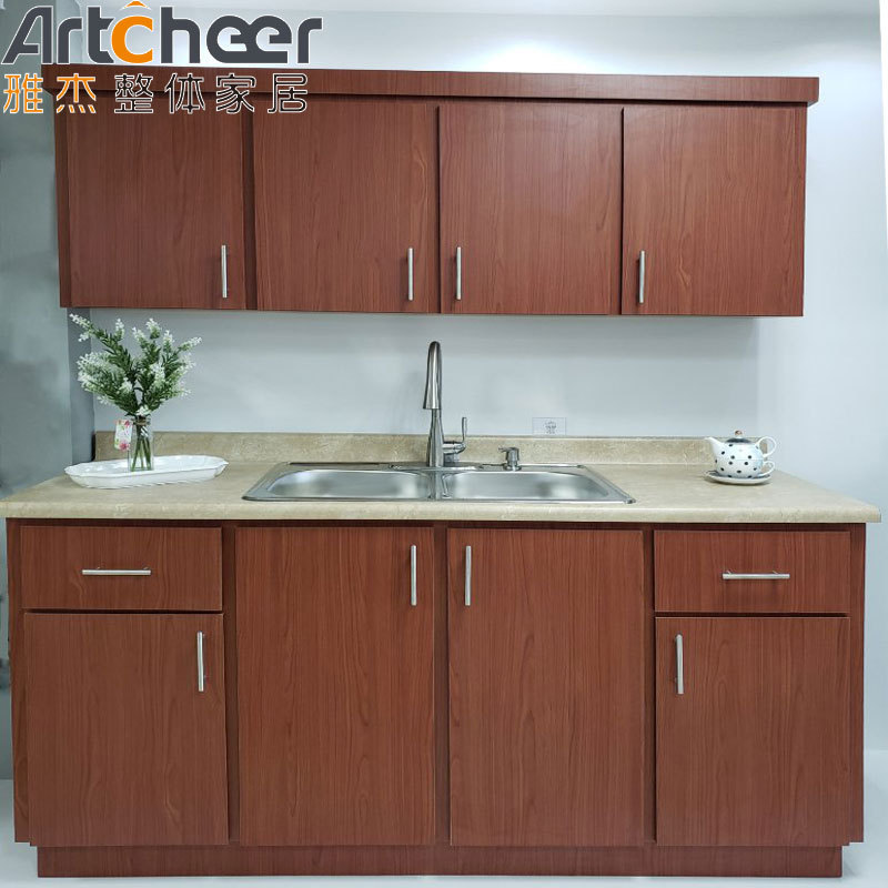 Small Aluminum Alloy Curveds Kitchen Cabinet With Cheap Price