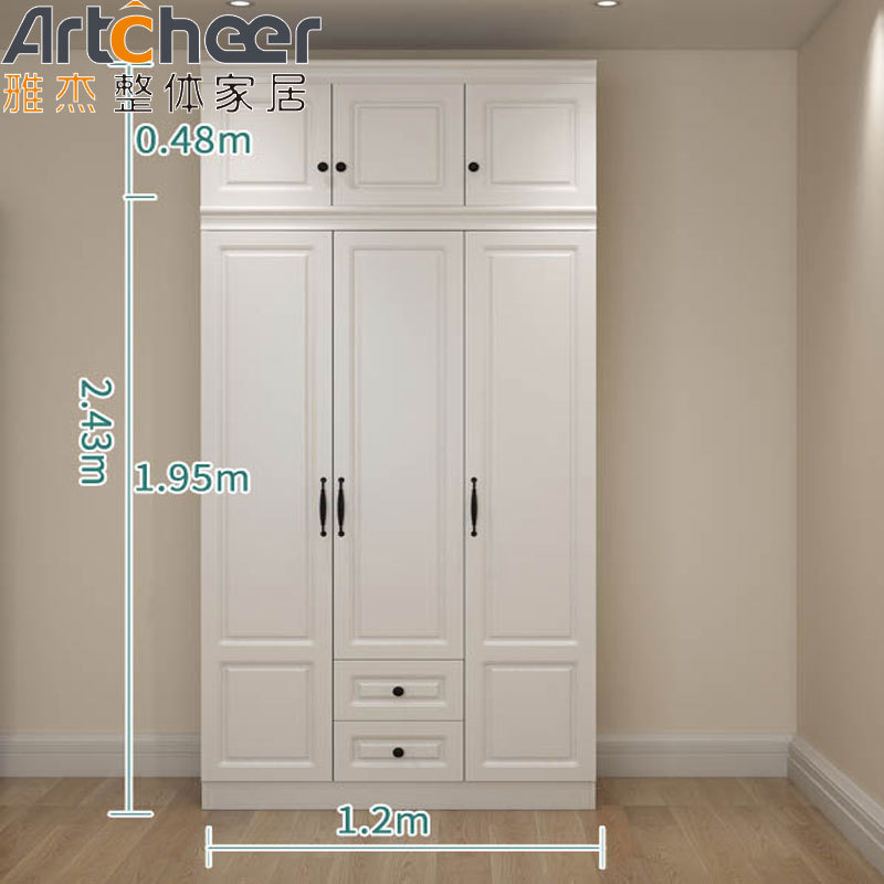 Contemporary Wall Open Style Bedroom Closet Wardrobe With Factory Prices