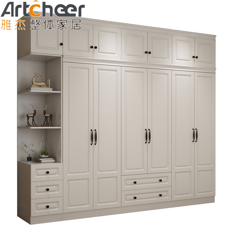 Contemporary Wall Open Style Bedroom Closet Wardrobe With Factory Prices