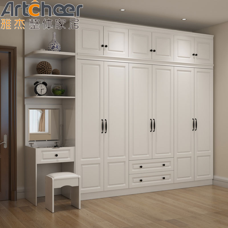 Contemporary Wall Open Style Bedroom Closet Wardrobe With Factory Prices