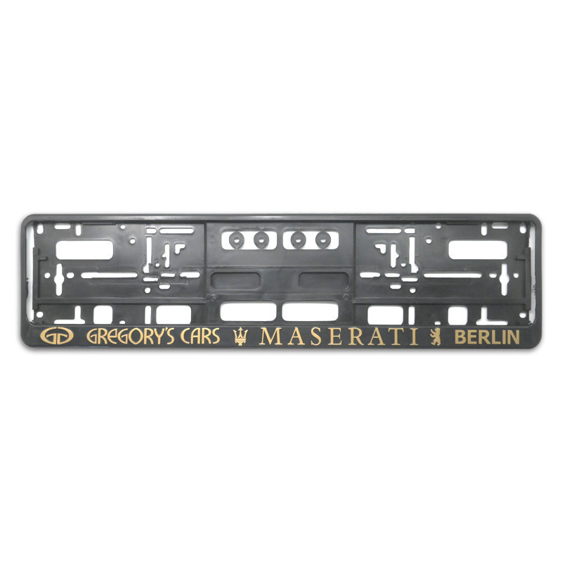 Wholesale Custom Plastic European License Plate Frame Car Number Plate Holder European License Cover