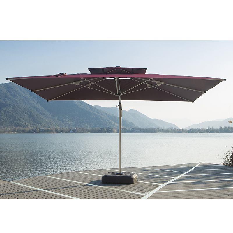 Artiz Led Beach Umbrella Outdoor Lights Shade Umbrella Outdoor for Garden Aluminum Outdoor Furniture Modern Umbrella Patio