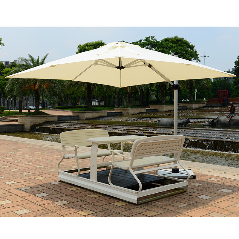 Artiz support custom garden patio umbrella outdoor umbrella with chair table