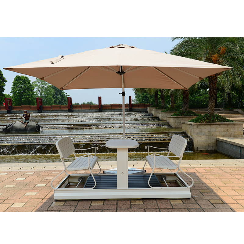 Artiz support custom garden patio umbrella outdoor umbrella with chair table