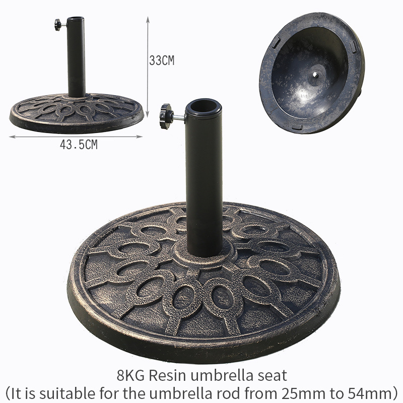 Artiz 35kg 20kg granite round umbrella base patio umbrellas bases