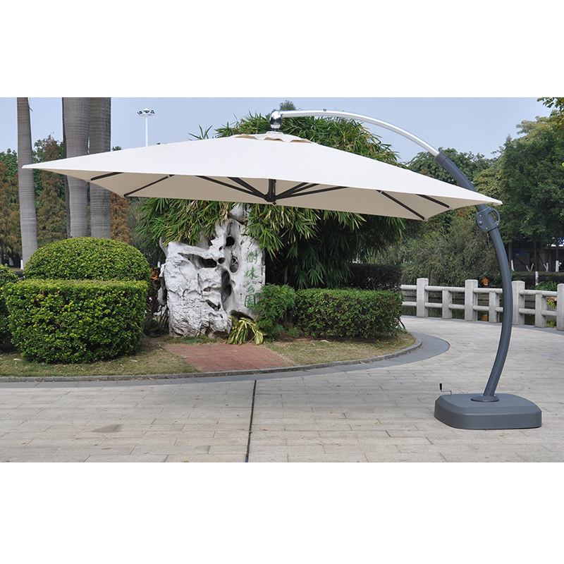 Artiz outdoor 3x3 banana umbrella gaeden pool beach parasols umbrellaswith base