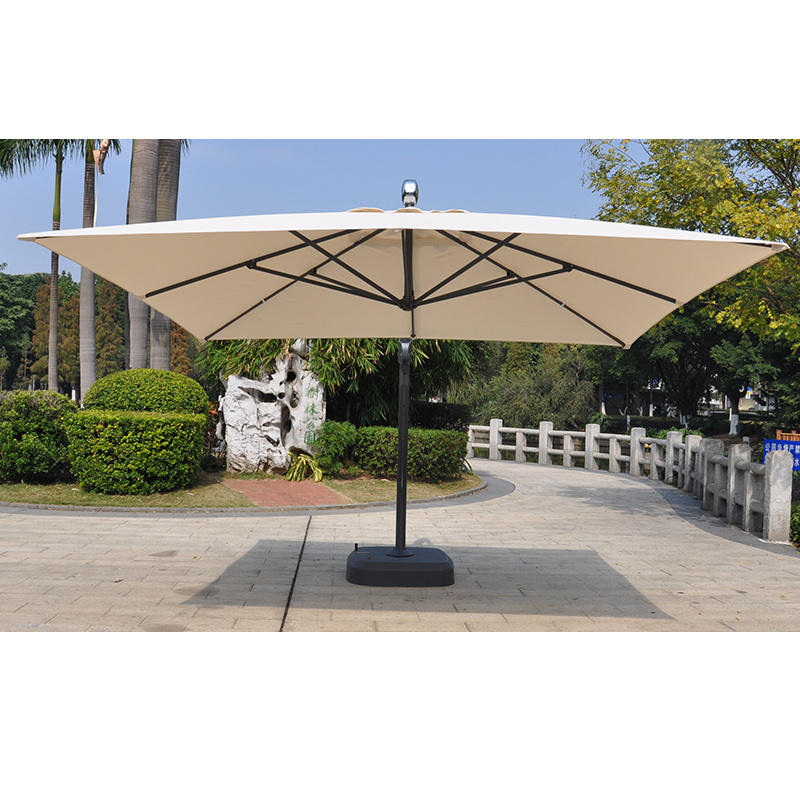 Artiz outdoor 3x3 banana umbrella gaeden pool beach parasols umbrellaswith base