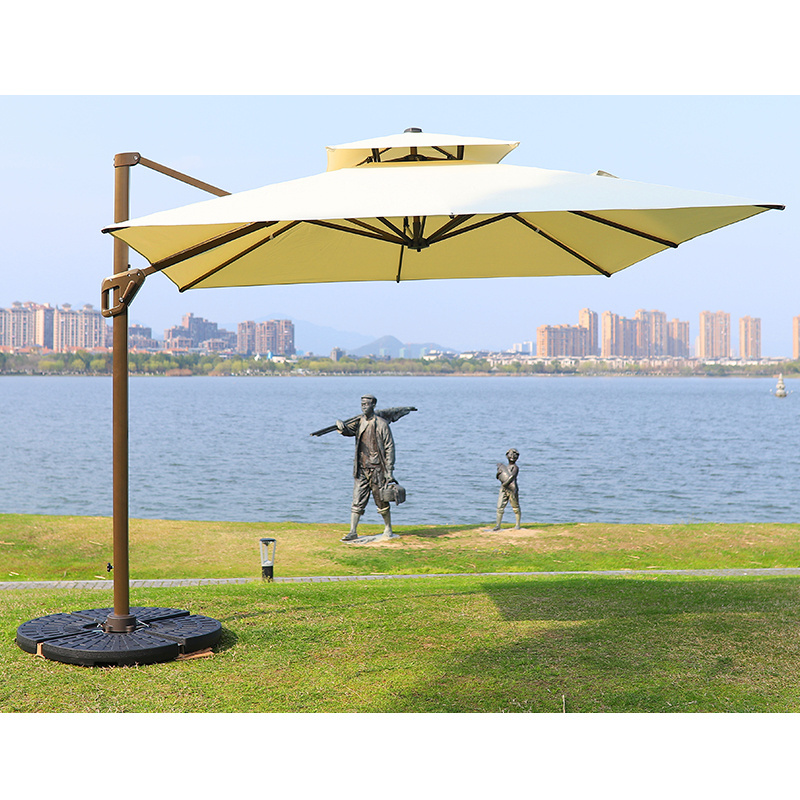 Hotel swimming pool beach umbrellas wholesale square parasol umbrella for sale