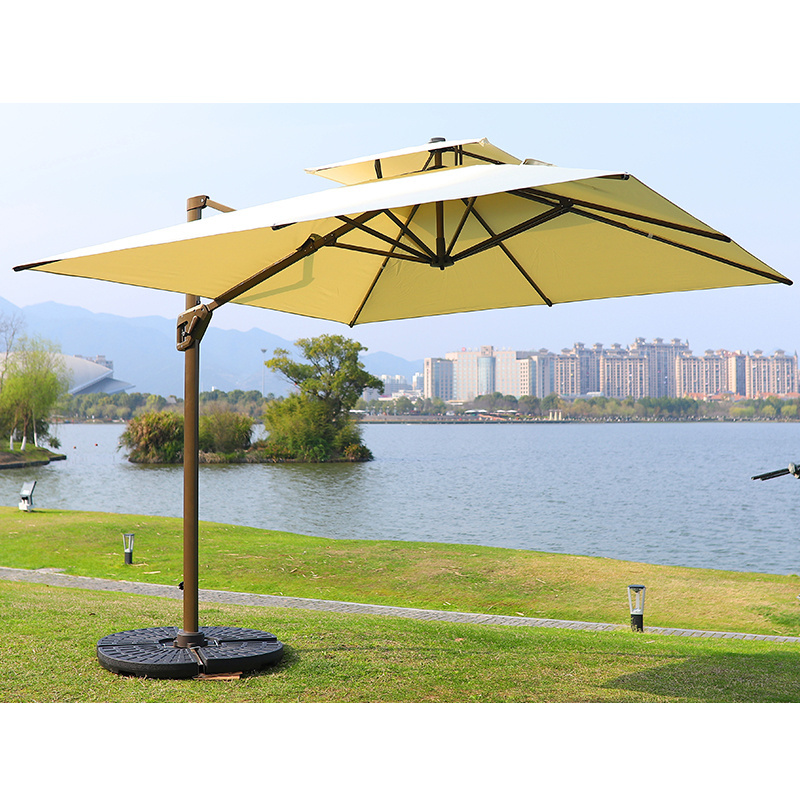 Hotel swimming pool beach umbrellas wholesale square parasol umbrella for sale