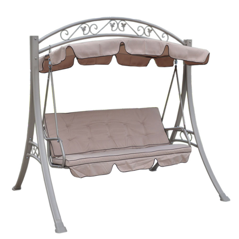 Hanging chair outdoor furniture patio swings outdoor luxury garden swing with canopy