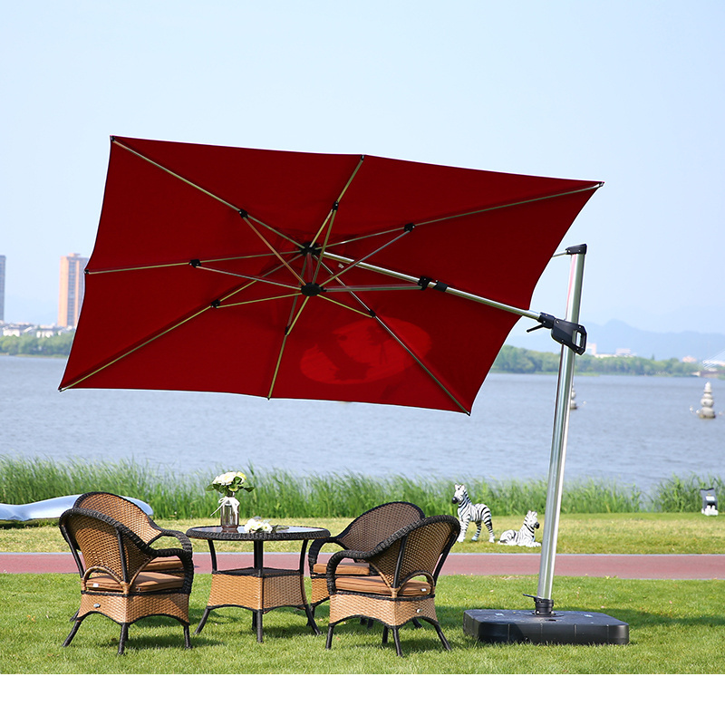 1pc 3m outdoor umbrellas outdoor red outdoor restaurant patio umbrella