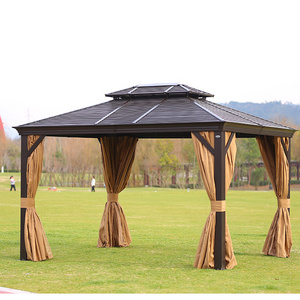 High quality luxury outdoor pergola gazebo aluminum outdoor funiture gazebo