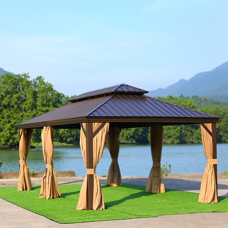 Aluminium garden gazebo 3x3 outdoor gazebos canopies pergolas