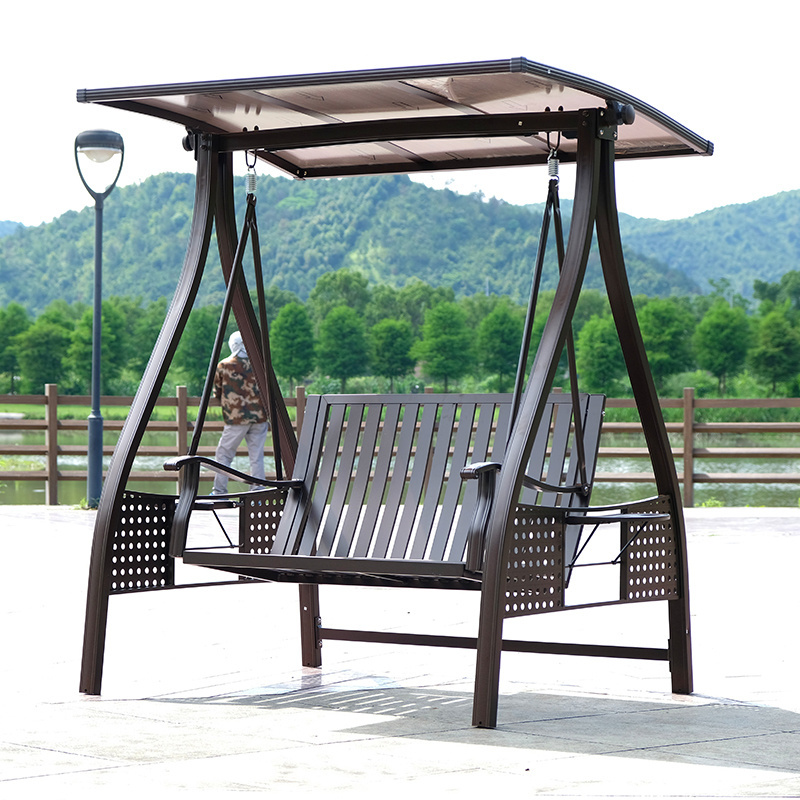 High quality swing daybed modern outdoor patio swing chair two seat patio swing