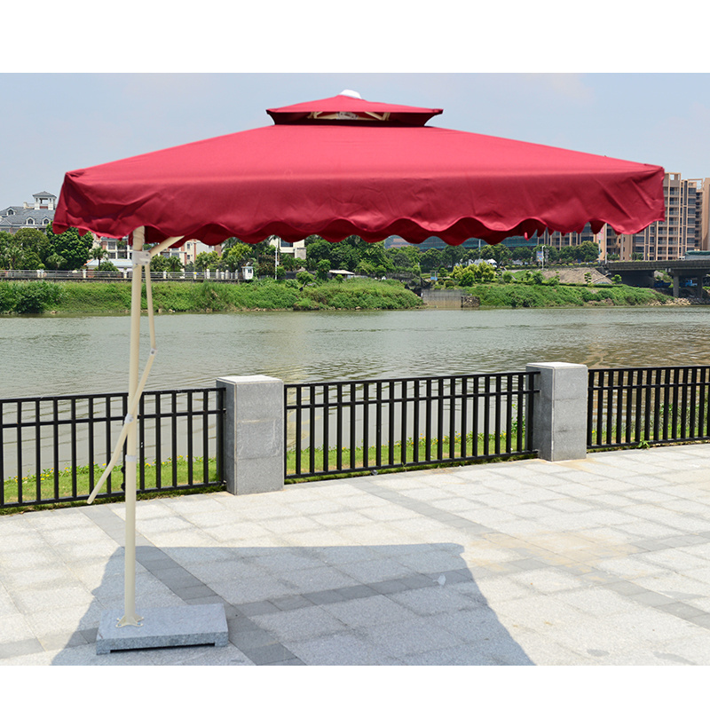 High quality europe outdoor fringe umbrella backyard umbrella