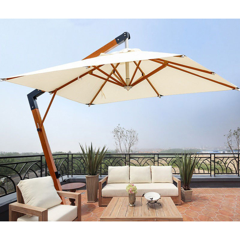 Commercial garden umbrella outdoor beach parasol umbrella square garden umbrella