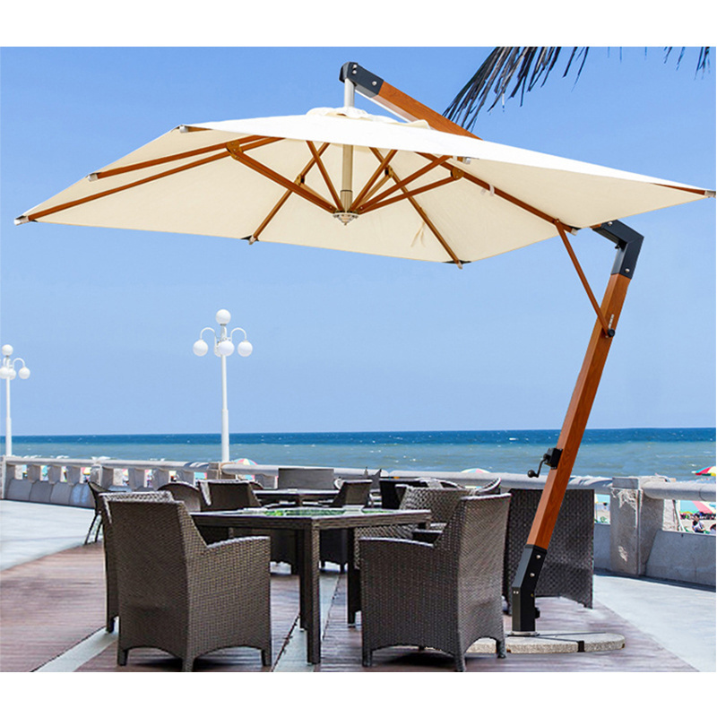 Commercial garden umbrella outdoor beach parasol umbrella square garden umbrella