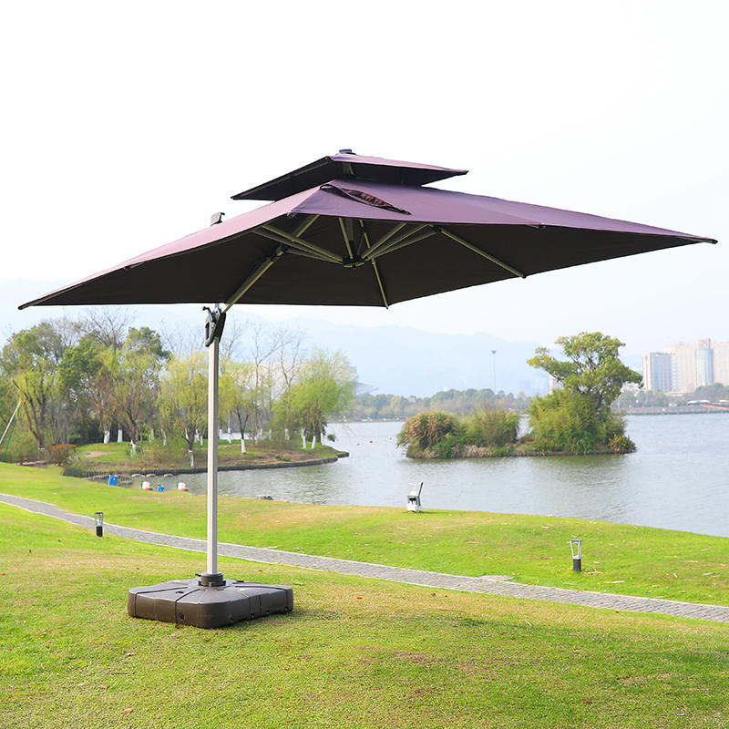 Artiz home garden parasol umbrella bench 3x3 square garden umbrella